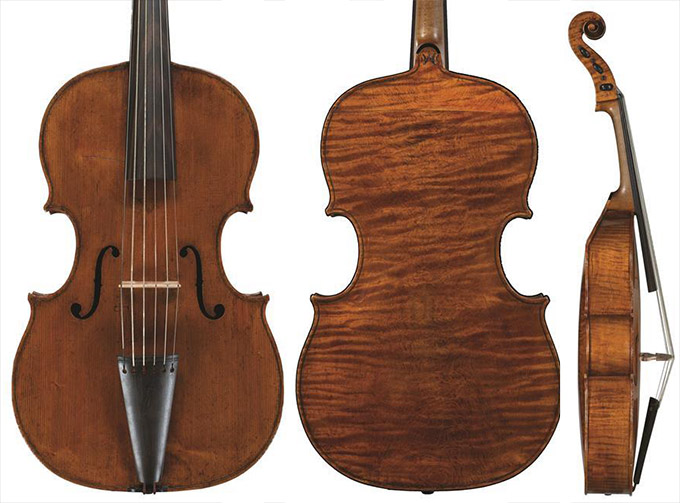 吉拉莫·阿马蒂1611年中提琴 Viola da gamba