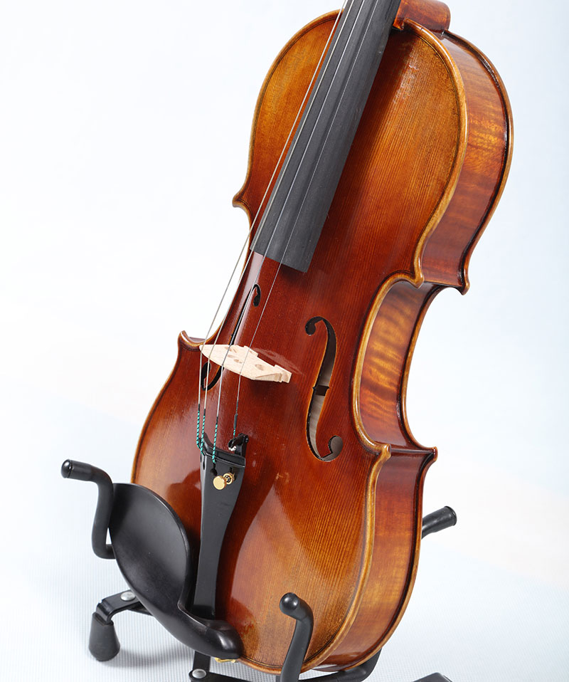 高档虎皮纹手工小提琴