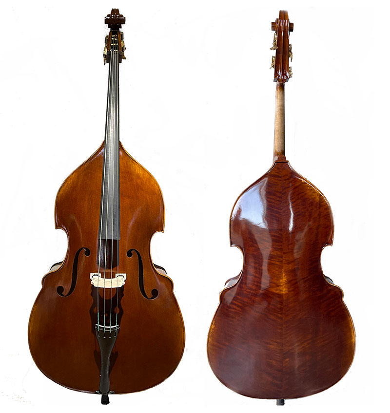 花边圆角低音提琴