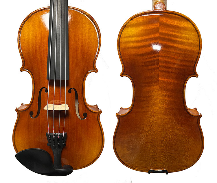 14寸中提琴棕色仿古
